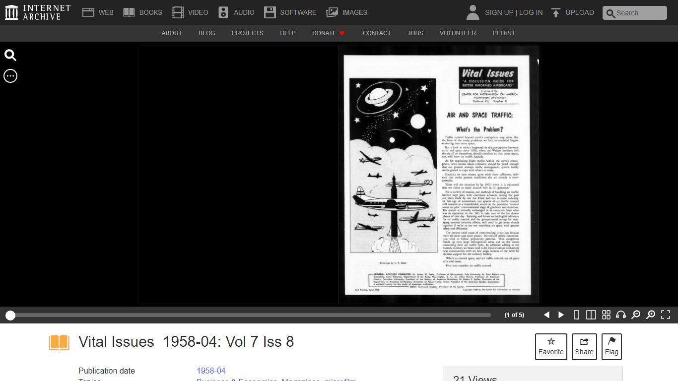 Vital Issues 1958-04: Vol 7 Iss 8 : Free Download, Borrow, and ...